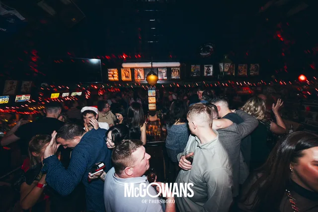 Guests enjoying a busy night at McGowan’s